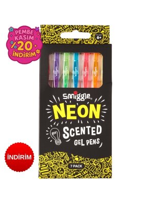 Neon Kokulu 7'li Jel Kalem Seti - Smiggle