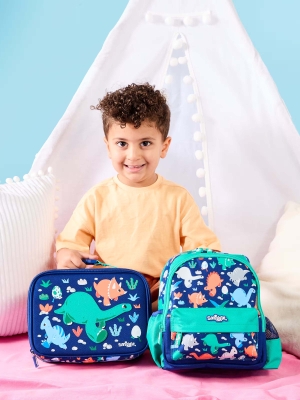 Out & About Junior Minik Kare Dinozor Desenli Beslenme Çantası - 4
