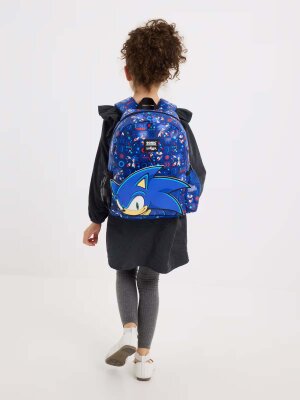 Sonic The Hedgehog Junior Mavi Sırt Çantası - 5