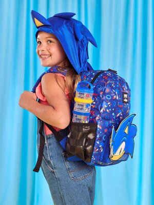 Sonic The Hedgehog Junior Mavi Sırt Çantası - 8