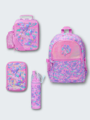 Trailblazer 4 Parça Kız Çocuk Pembe Okul Seti - Smiggle