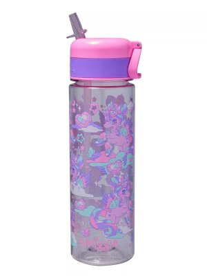 Trailblazer BPA İçermeyen Unicorn Temalı Plastik Matara 650ML – Pembe - 2