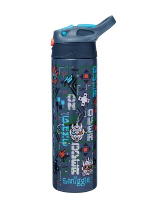 Trailblazer Oyun Konsolu Temalı Paslanmaz Çelik Matara 520ML – Gri - 1