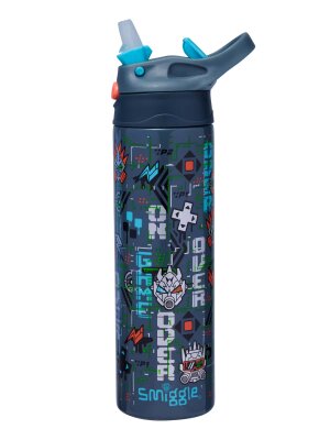 Trailblazer Oyun Konsolu Temalı Paslanmaz Çelik Matara 520ML – Gri - 2
