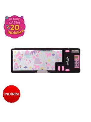 Vibin Unicorn Pop Out Kız Çocuk Hesap Makineli Otomatik Kalem Kutusu - Smiggle