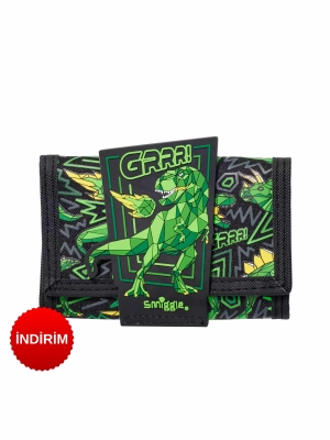 Wild Side Dinozor Desenli Erkek Çocuk Cüzdan - 1