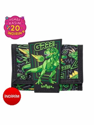 Wild Side Dinozor Desenli Erkek Çocuk Cüzdan - Smiggle