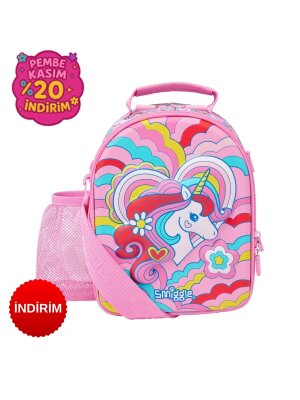 Wild Side Unicorn Desenli Askılı Kız Çocuk Beslenme Çantası - Smiggle