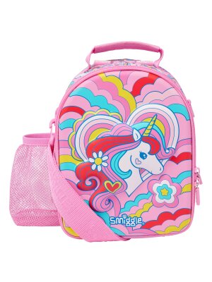 Wild Side Unicorn Desenli Kız Çocuk Omuz Askılı Beslenme Çantası - Smiggle