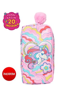 Wild Side Unicorn Desenli Kokulu Kız Çocuk Kalem Kutusu - Smiggle