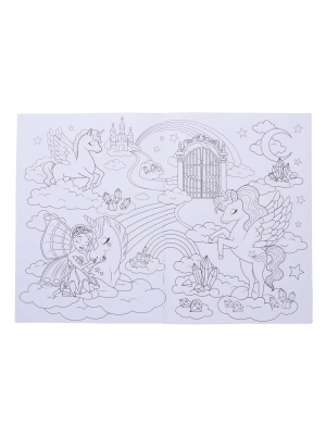 Wonderland Kız Çocuk Boyama Kitabı - Pembe - 2