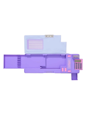 Eclipse Unicorn Desenli Pop Out Hesap Makineli Otomatik Kalem Kutusu - 4